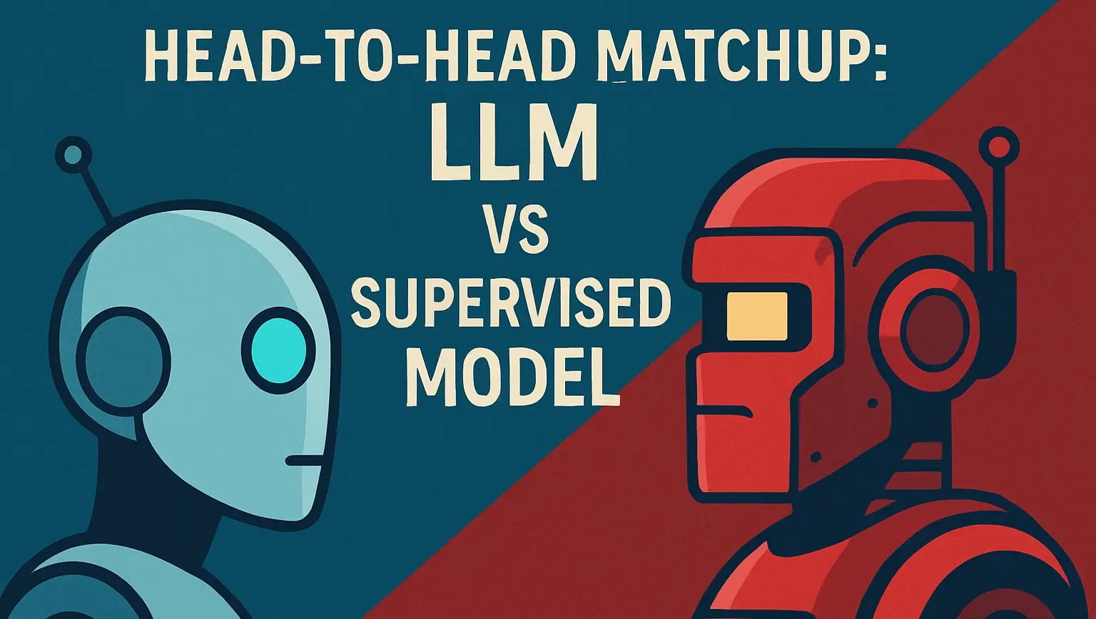 Cover image for Can a Tiny LLM Beat A Supervised Model?